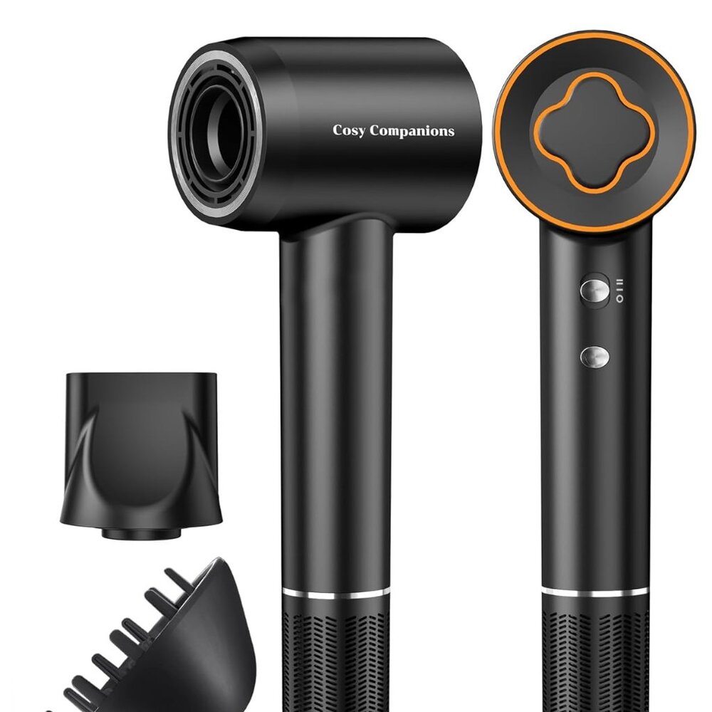 Hair Dryer, 150000 RPM High-Speed Brushless Motor Negative Ionic Blow Dryer